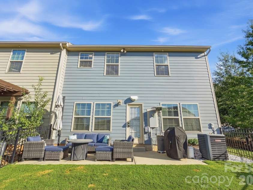 3224 Morgan Clark Road, Charlotte, NC 28208.  MLS# CAR4423182, YatesRealty ID 51257. Back of home