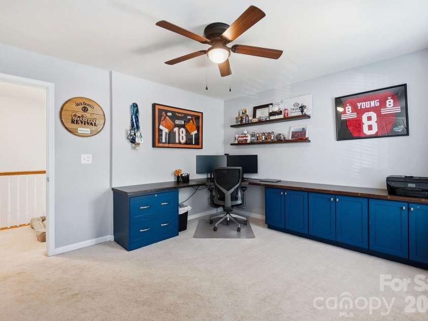 3224 Morgan Clark Road, Charlotte, NC 28208.  MLS# CAR4423182, YatesRealty ID 51257. Custom desk is available and has tons of space