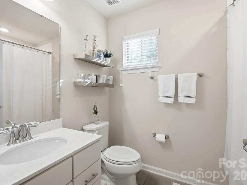 3224 Morgan Clark Road, Charlotte, NC 28208.  MLS# CAR4423182, YatesRealty ID 51257. Guest Bathroom