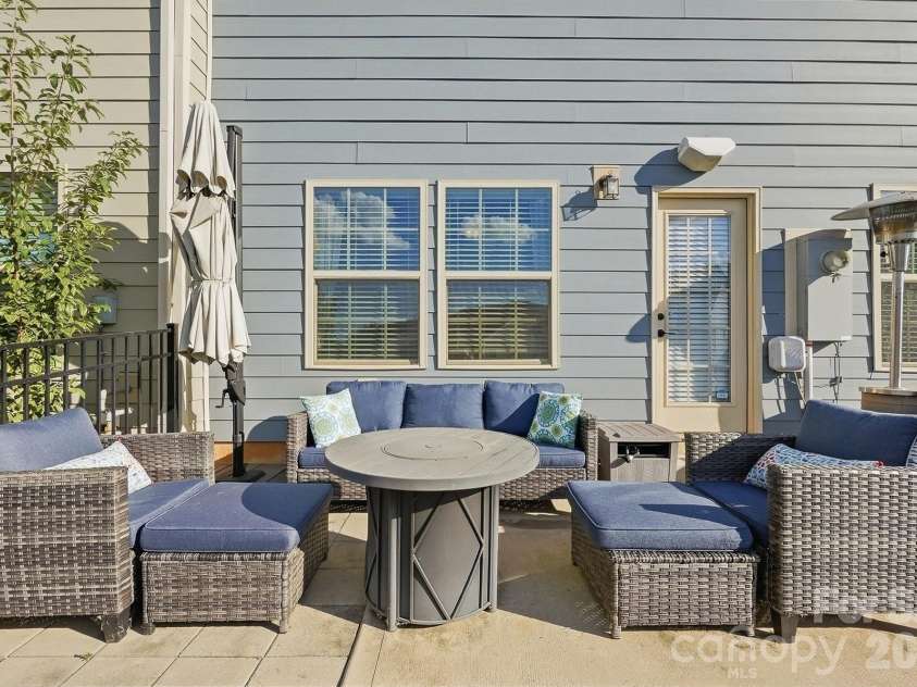 3224 Morgan Clark Road, Charlotte, NC 28208.  MLS# CAR4423182, YatesRealty ID 51257. Patio space