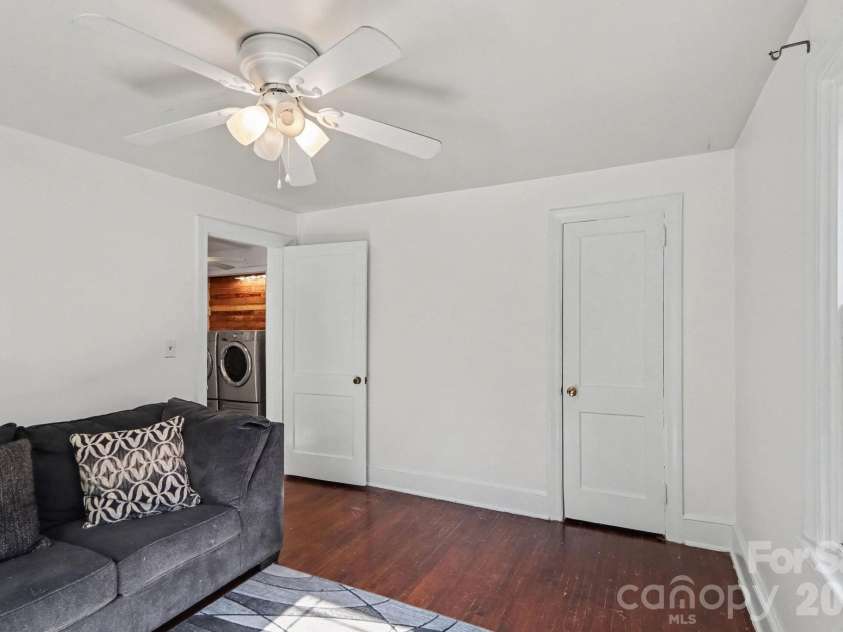 5528 Oak Drive, Charlotte, NC 28216.  MLS# CAR4419898, YatesRealty ID 51263. Downstairs Bedroom 2