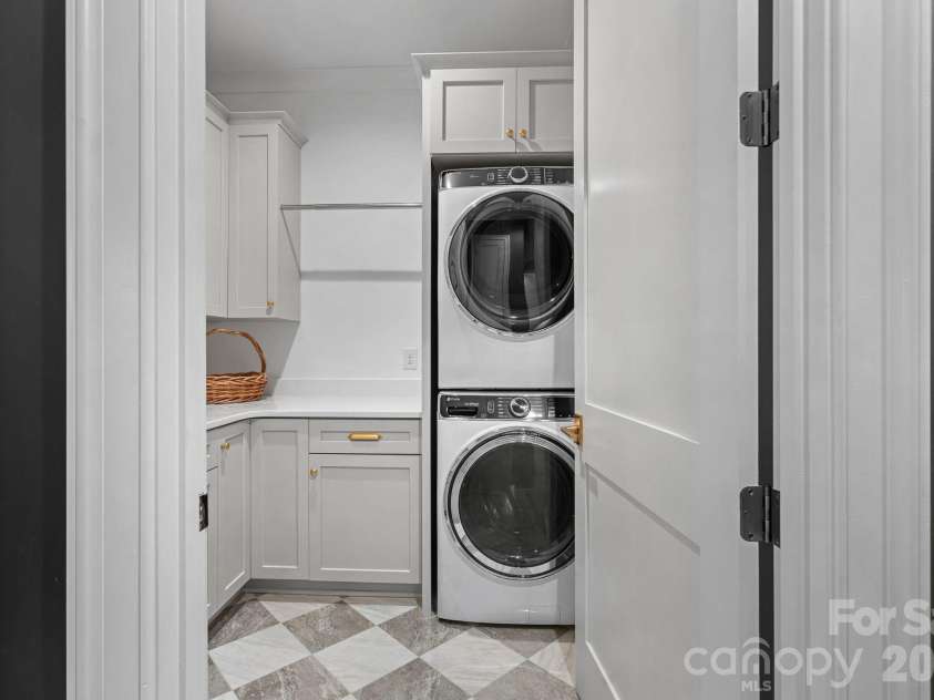 7679 Rabbit Circle, Denver, NC 28037.  MLS# CAR4420674, YatesRealty ID 51265. Upstairs laundry room
