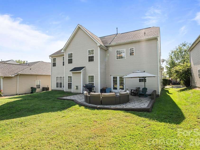 13439 Porter Creek Road, Charlotte, NC 28262.  MLS# CAR4418990, YatesRealty ID 51267. Back Yard