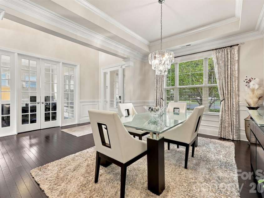 131 Reserve Lane, Indian Land, SC 29707.  MLS# CAR4417292, YatesRealty ID 51276. Dining room, view into office