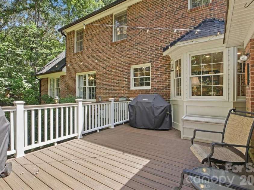 5138 Panhandle Circle, Matthews, NC 28104.  MLS# CAR4407389, YatesRealty ID 51282. Deck with Trex Planks5138 Panhandle CirWeddington, NC 28104