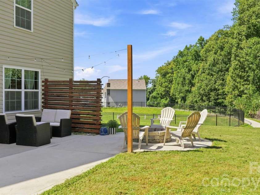3103 Winesap Drive, Dallas, NC 28034.  MLS# CAR4425625, YatesRealty ID 51332. Back Patio with 320 sf addition