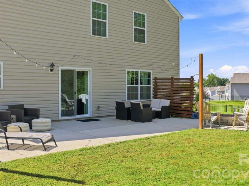 3103 Winesap Drive, Dallas, NC 28034.  MLS# CAR4425625, YatesRealty ID 51332. Back Patio with 320 sf addition