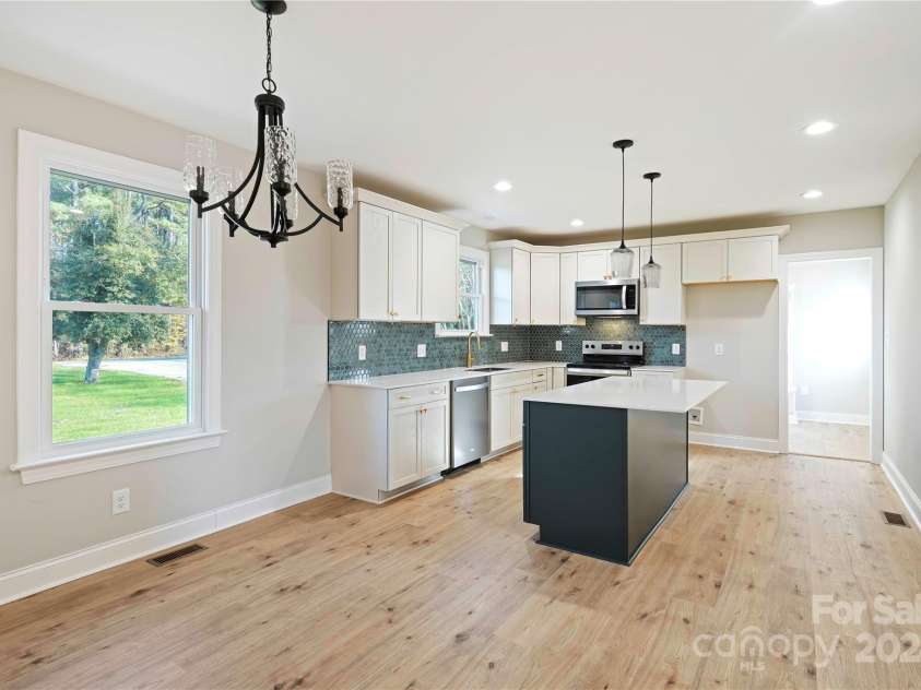 1816 Sulphur Springs Road, Shelby, NC 28152.  MLS# CAR4190451, YatesRealty ID 5136. DR & Kitchen