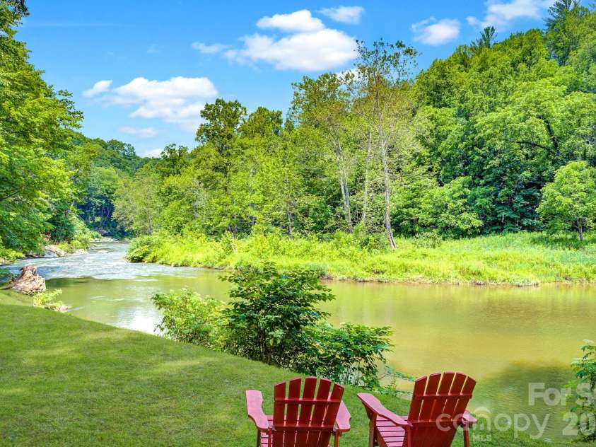 597 & 568 Auborn Trivette Road, Sugar Grove, NC 28679.  MLS# CAR4425755, YatesRealty ID 51372. Shared riverfront area.
