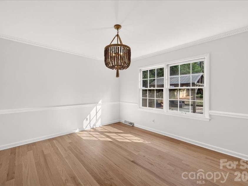 4509 Mullens Ford Road, Charlotte, NC 28226.  MLS# CAR4425762, YatesRealty ID 51379. Dining Room