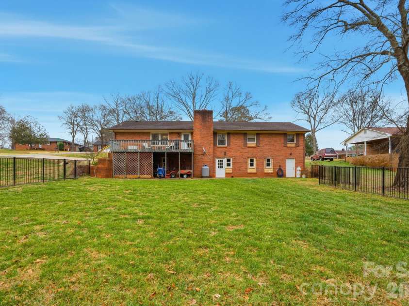 3228 Springfield Drive, Lincolnton, NC 28092.  MLS# CAR4338120, YatesRealty ID 5139. Back of Home