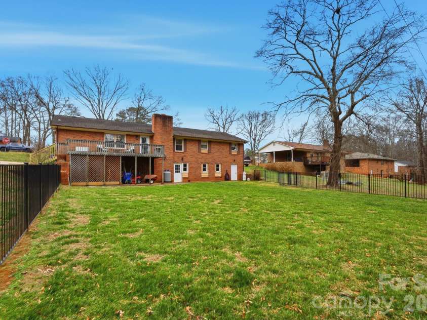 3228 Springfield Drive, Lincolnton, NC 28092.  MLS# CAR4338120, YatesRealty ID 5139. Backyard View