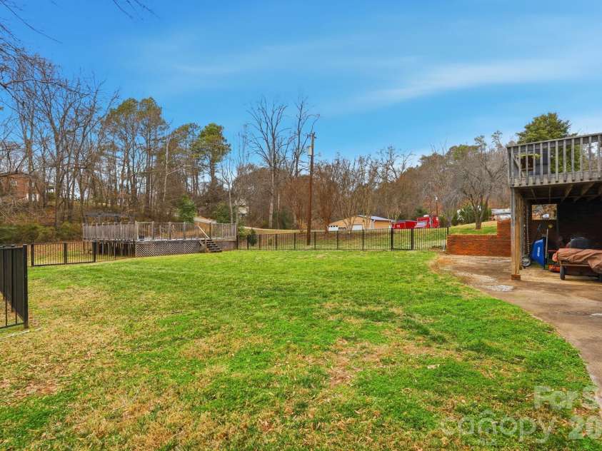 3228 Springfield Drive, Lincolnton, NC 28092.  MLS# CAR4338120, YatesRealty ID 5139. Backyard View