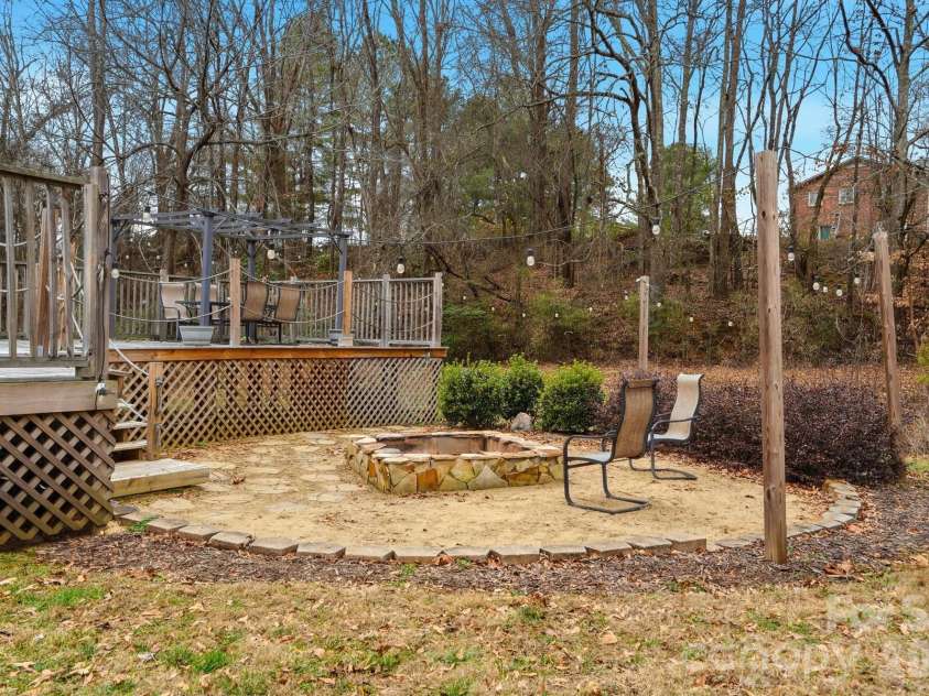 3228 Springfield Drive, Lincolnton, NC 28092.  MLS# CAR4338120, YatesRealty ID 5139. Cozy Firepit