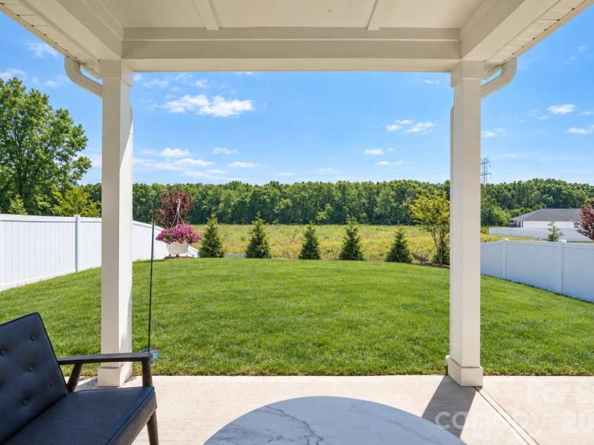 3018 Cunningham Farm Drive, Indian Trail, NC 28079.  MLS# CAR4425246, YatesRealty ID 51404. Covered Back Patio