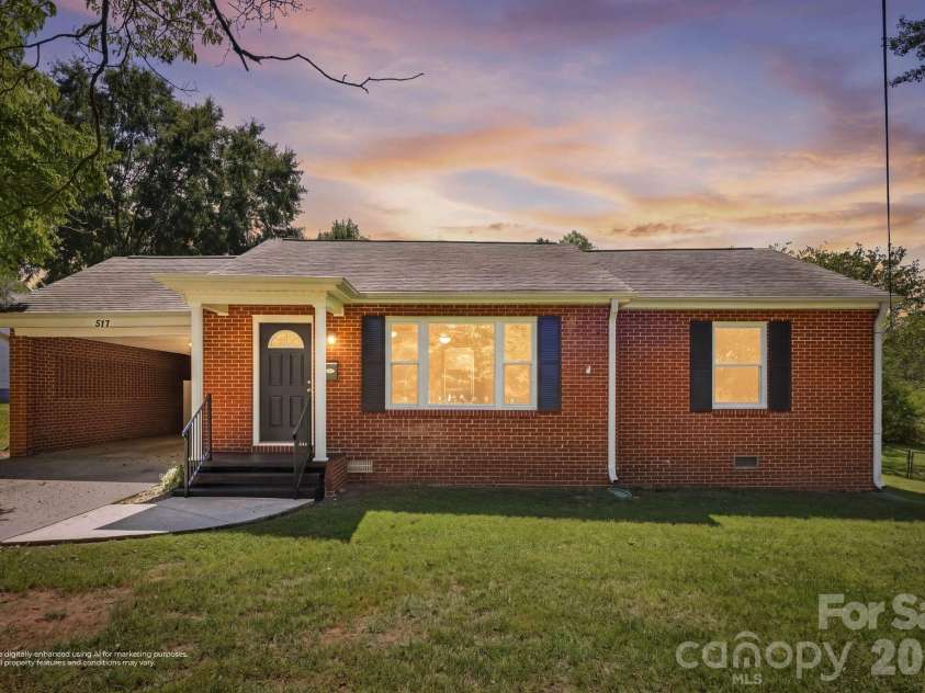 517 Battleground Road, Lincolnton, NC 28092.  MLS# CAR4425854, YatesRealty ID 51409. 
