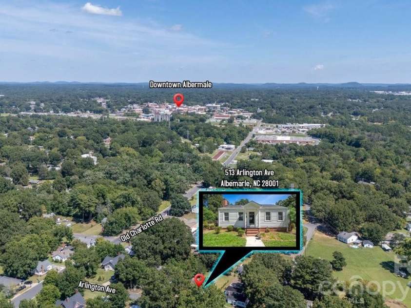 513 Arlington Avenue, Albemarle, NC 28001.  MLS# CAR4424465, YatesRealty ID 51429. 