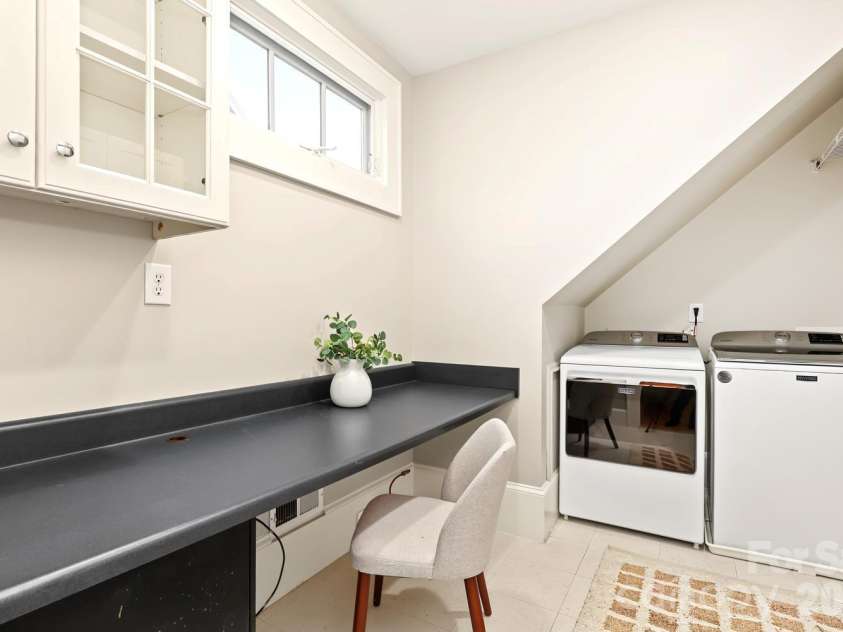 723 Berkeley Avenue, Charlotte, NC 28203.  MLS# CAR4422867, YatesRealty ID 51432. Laundry room-work area