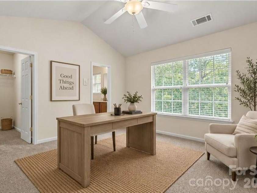 4717 Grier Farm Lane, Charlotte, NC 28270.  MLS# CAR4423441, YatesRealty ID 51445. Secondary bedroom Virtually staged