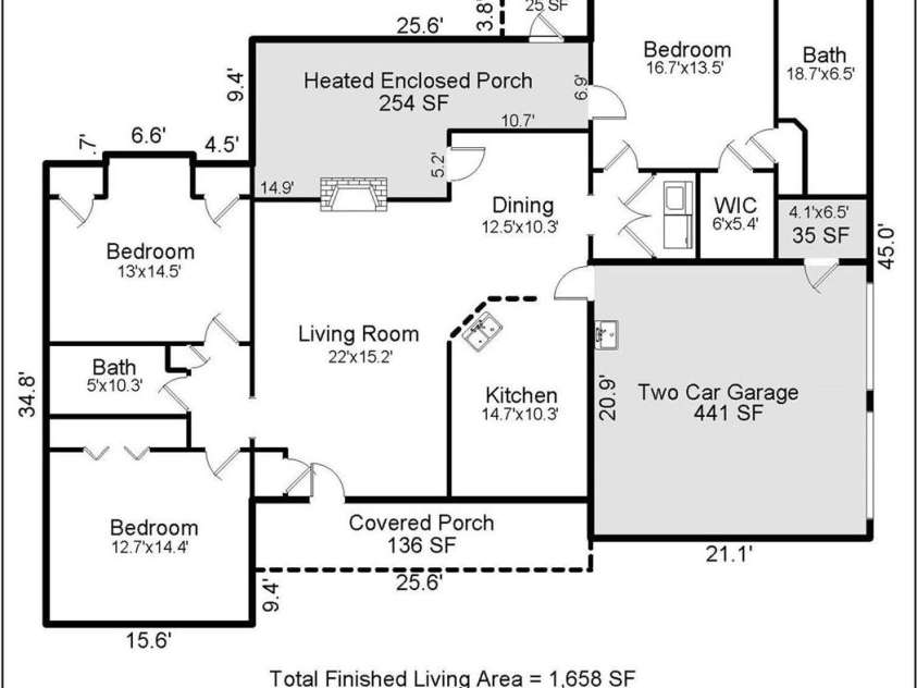 106 Fish Hawk Drive, Hendersonville, NC 28739.  MLS# CAR4425849, YatesRealty ID 51450. 