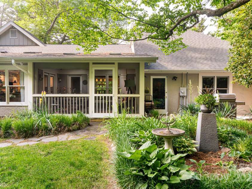 54 Fairway Road, Asheville, NC 28804.  MLS# CAR4238244, YatesRealty ID 5146. Rear Exterior View #3
