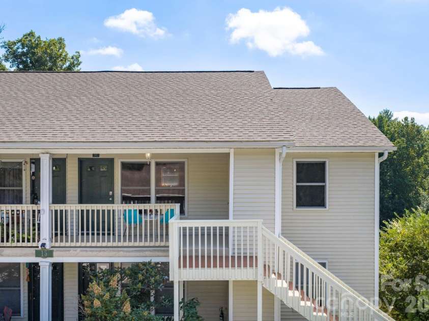 15 Krista Circle, Candler, NC 28715.  MLS# CAR4421478, YatesRealty ID 51466. Second floor entry