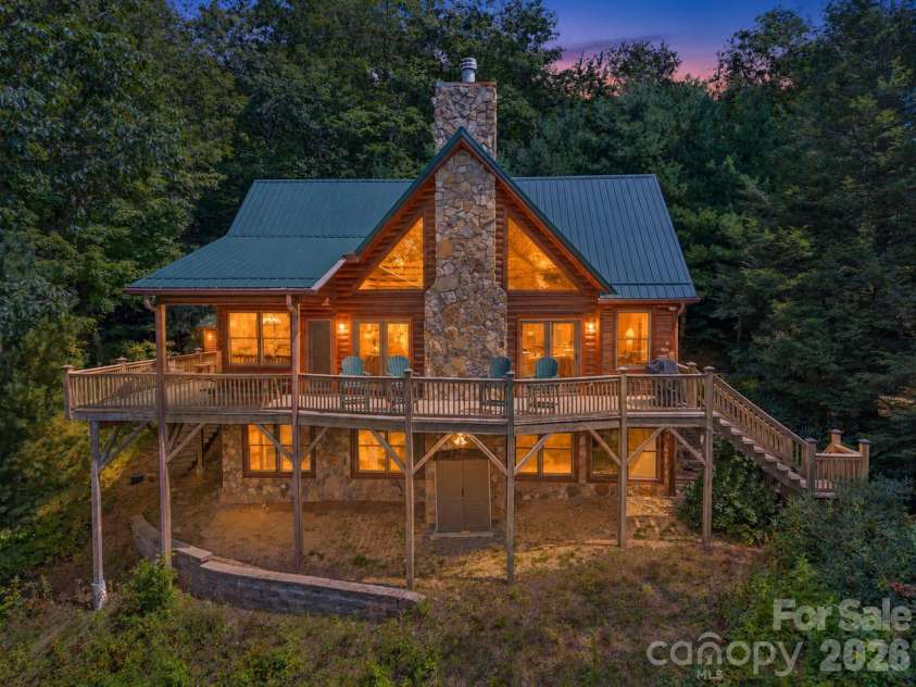 4880 Nightingale Lane, Lenoir, NC 28645.  MLS# CAR4423814, YatesRealty ID 51469. Virtual twilight view