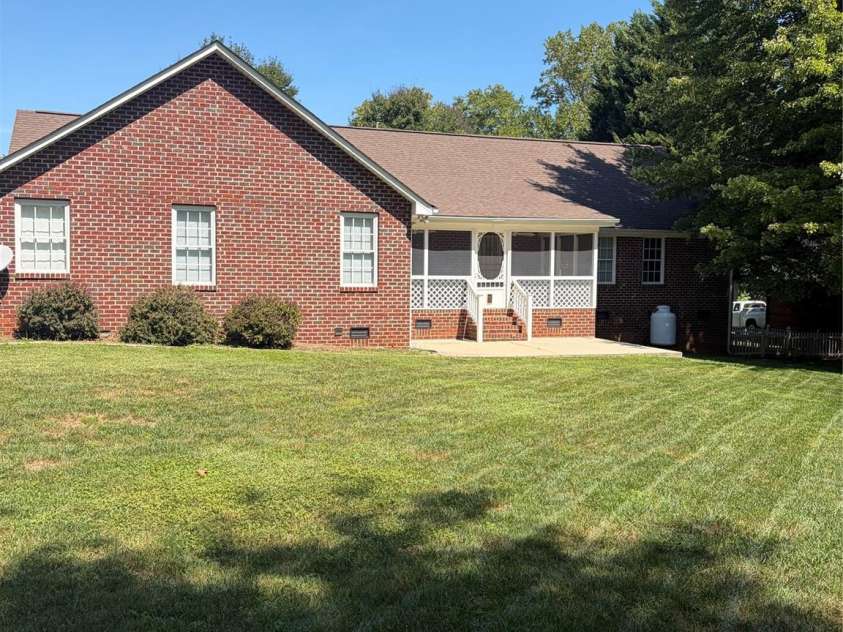1697 Old Mill Road, Lincolnton, NC 28092.  MLS# CAR4426054, YatesRealty ID 51480. Back of house