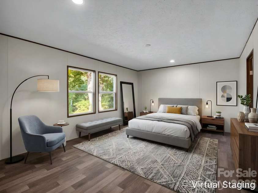 184 Crawford Hollow, Rutherfordton, NC 28139.  MLS# CAR4424597, YatesRealty ID 51486. Primary Bedroom Virtually Staged