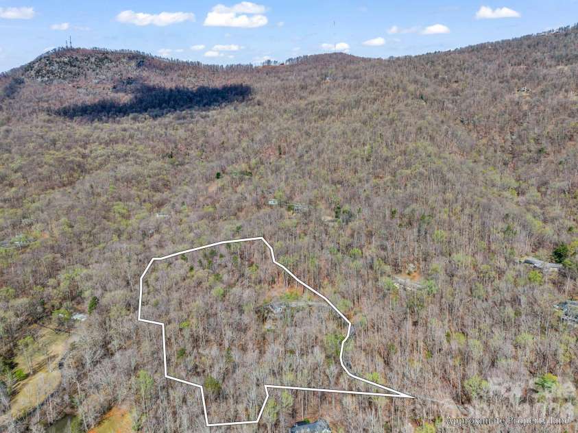 141 Shadow Creek Lane, Columbus, NC 28722.  MLS# CAR4357339, YatesRealty ID 5150. Approximate property lines.