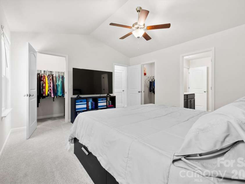 134 Cypress Lane, Linwood, NC 27299.  MLS# CAR4424091, YatesRealty ID 51510. Primary suite with 2 walk in closets!