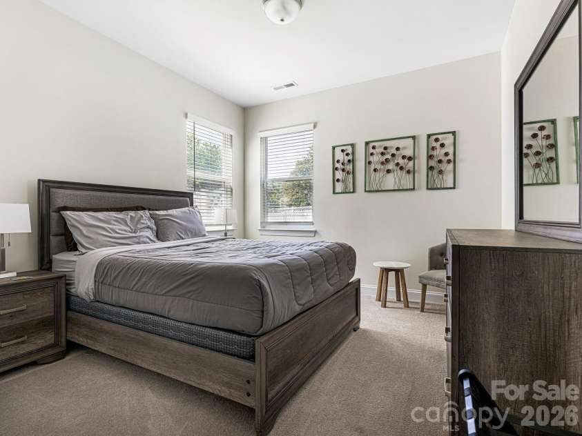 6008 Hampstead Pond Lane, Charlotte, NC 28105.  MLS# CAR4419795, YatesRealty ID 51529. Large guest room on first level