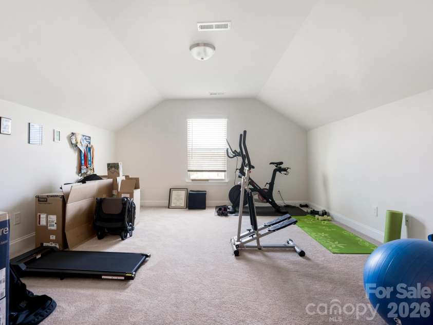 6008 Hampstead Pond Lane, Charlotte, NC 28105.  MLS# CAR4419795, YatesRealty ID 51529. Third Floor Bedroom/Bonus room with adjacent full bath