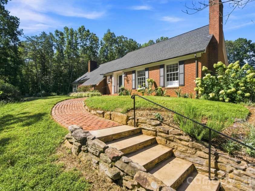 1732 Paul Payne Store Road, Taylorsville, NC 28681.  MLS# CAR4425907, YatesRealty ID 51541. Focused Front Walk View