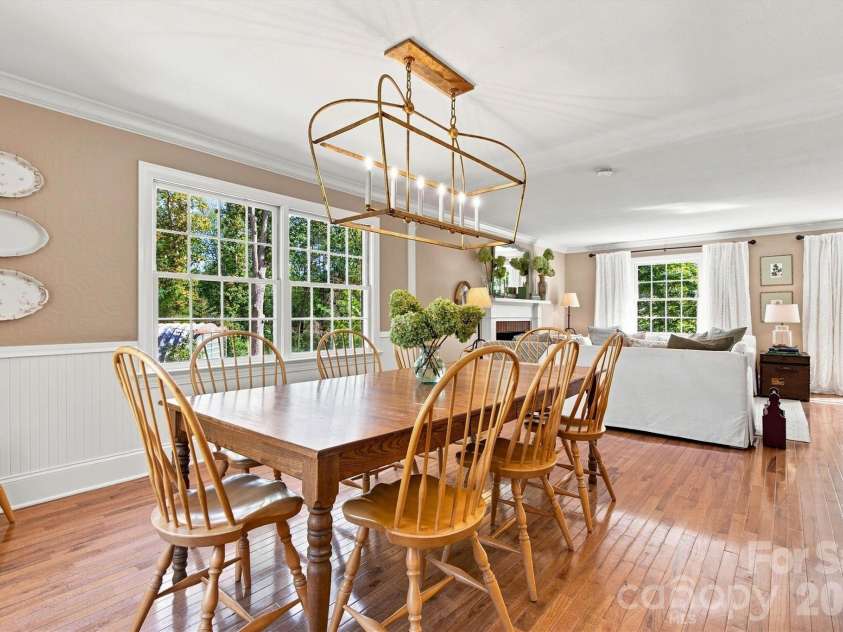 1732 Paul Payne Store Road, Taylorsville, NC 28681.  MLS# CAR4425907, YatesRealty ID 51541. Open Concept Dining/Great Room View