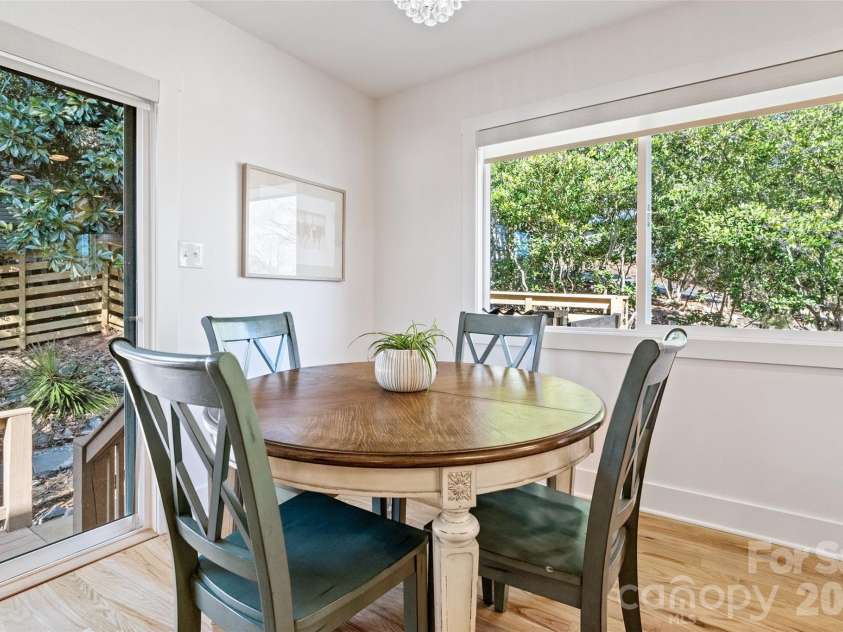 16137 Tana Tea Circle, Tega Cay, SC 29708.  MLS# CAR4339787, YatesRealty ID 5155. Dining area with beautiful back yard views