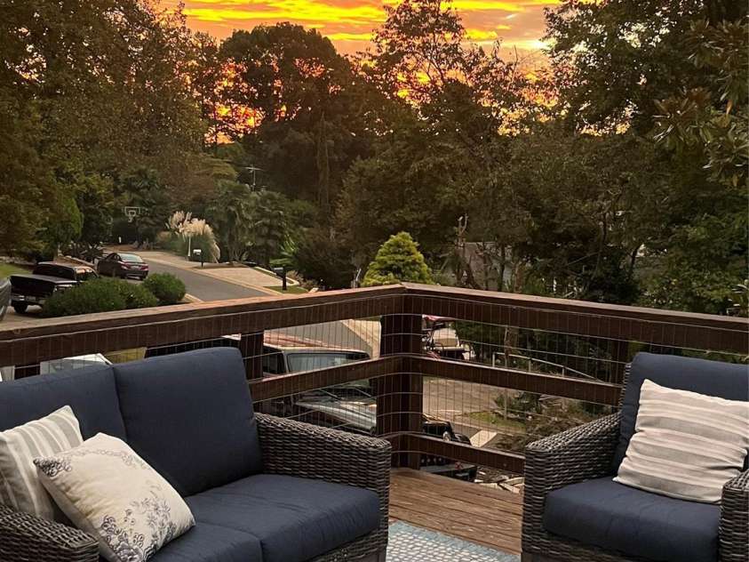 16137 Tana Tea Circle, Tega Cay, SC 29708.  MLS# CAR4339787, YatesRealty ID 5155. Front Porch Sunrise