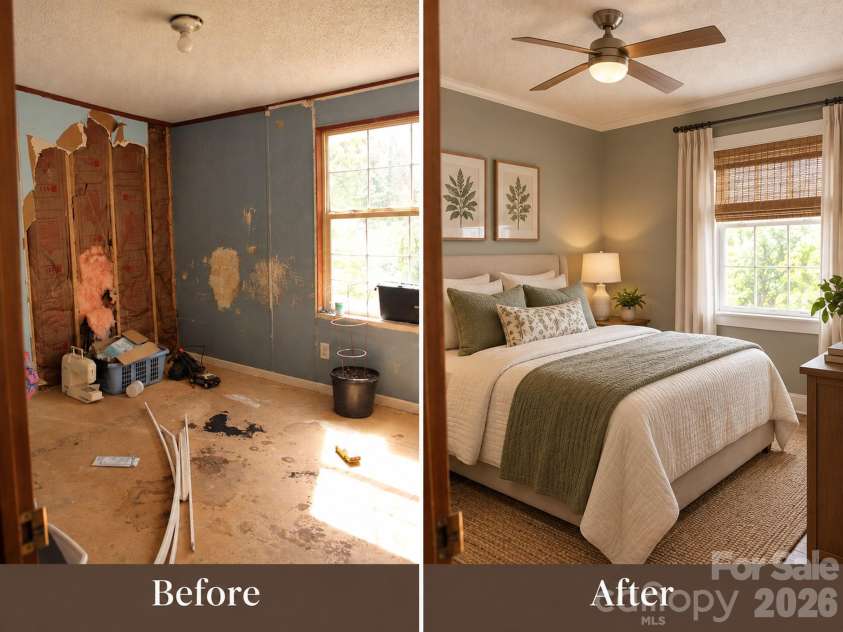115 Anderson Acres Drive, Harmony, NC 28634.  MLS# CAR4425013, YatesRealty ID 51568. Digitally enhance 3rd bedroom