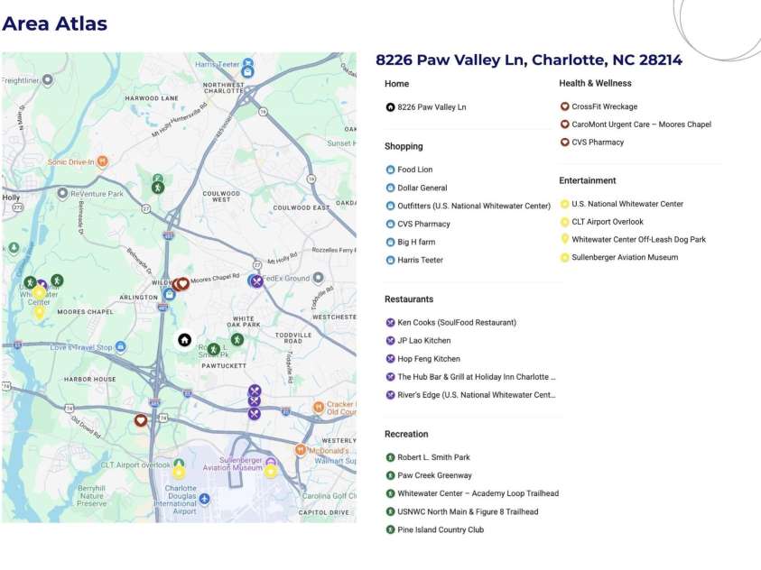 8226 Paw Valley Lane, Charlotte, NC 28214.  MLS# CAR4424539, YatesRealty ID 51583. 