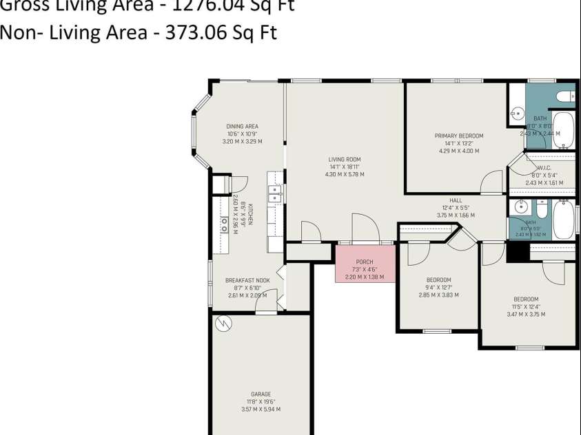 104 Willow Court, Mount Holly, NC 28120.  MLS# CAR4424587, YatesRealty ID 51587. Floor plan