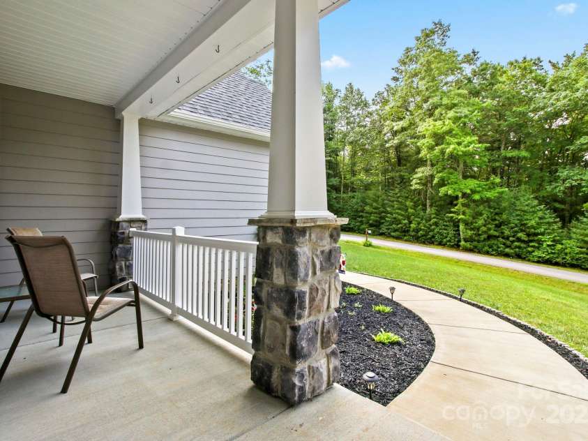 412 Greenview Drive, Jefferson, NC 28640.  MLS# CAR4216425, YatesRealty ID 5159. View from front porch