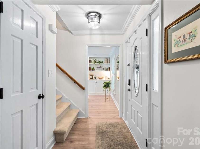 642 Furrow Drive, Charlotte, NC 28270.  MLS# CAR4424607, YatesRealty ID 51591. Entry