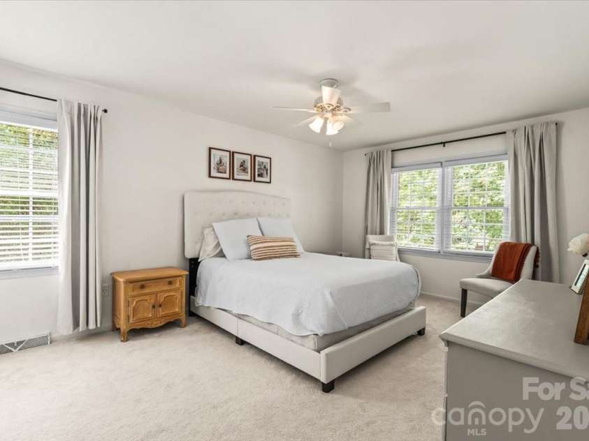 642 Furrow Drive, Charlotte, NC 28270.  MLS# CAR4424607, YatesRealty ID 51591. Primary Bedroom