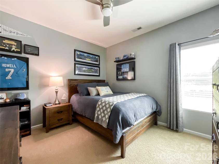 1401 Yellow Daisy Drive, Matthews, NC 28104.  MLS# CAR4424626, YatesRealty ID 51594. Bedroom 3