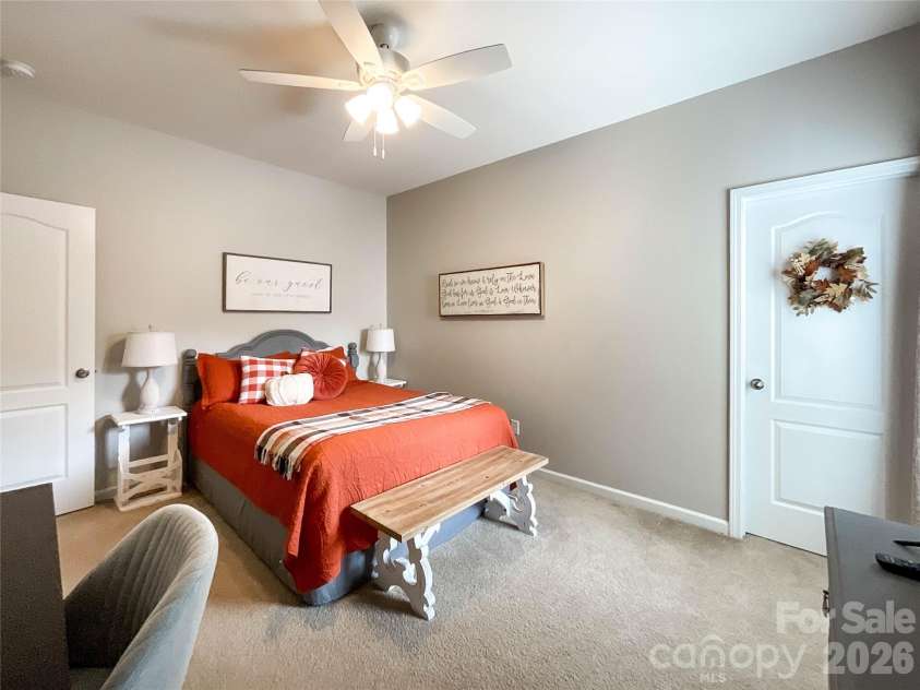 1401 Yellow Daisy Drive, Matthews, NC 28104.  MLS# CAR4424626, YatesRealty ID 51594. Bedroom 4