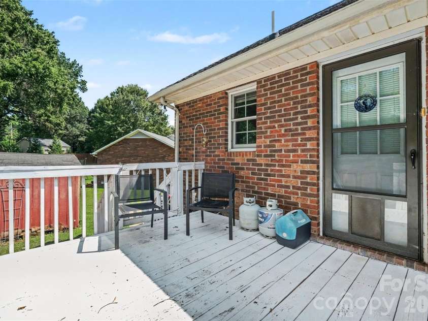 983 Farmington Court, Concord, NC 28025.  MLS# CAR4423644, YatesRealty ID 51599. Rear Deck