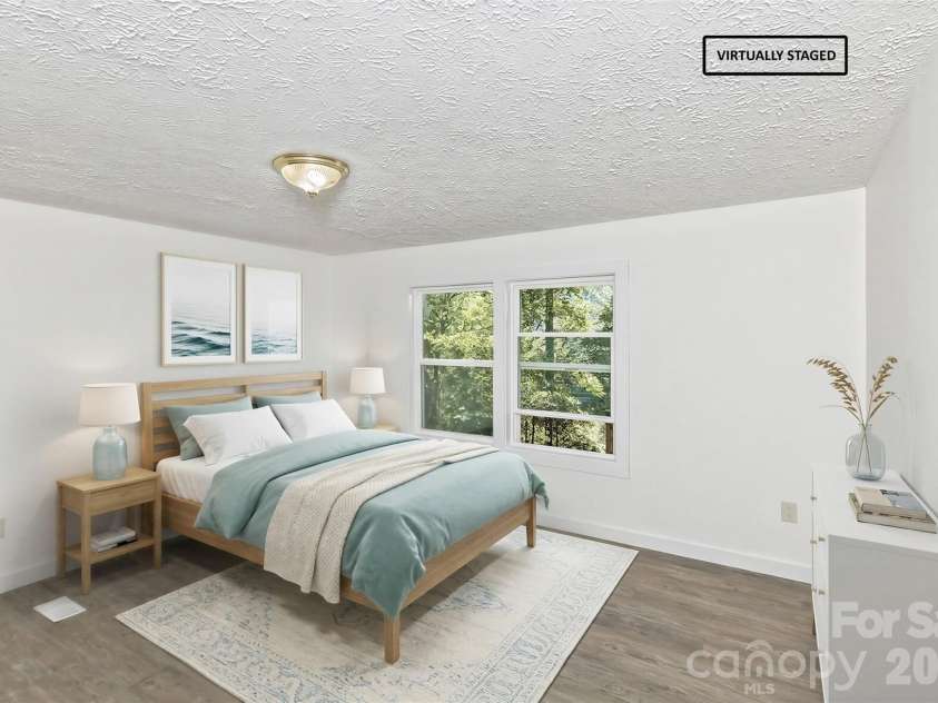 13 Cattail Drive, Sylva, NC 28779.  MLS# CAR4423552, YatesRealty ID 51604. Virtual staging, Primary bedroom