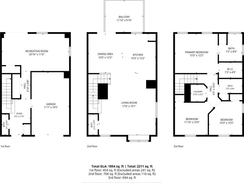 2606 Grantham Place Drive, Fort Mill, SC 29715.  MLS# CAR4423655, YatesRealty ID 51605. Floor plan