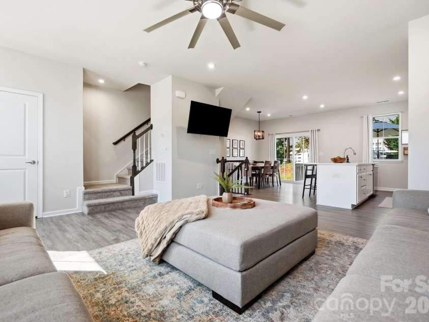 2606 Grantham Place Drive, Fort Mill, SC 29715.  MLS# CAR4423655, YatesRealty ID 51605. Open living room