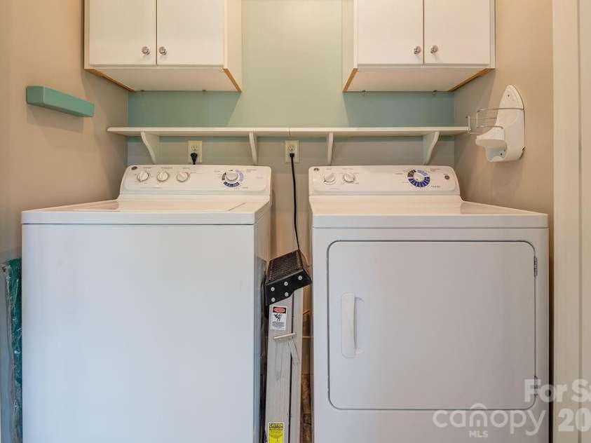 11 Temple Avenue, Asheville, NC 28804.  MLS# CAR4421842, YatesRealty ID 51613. Convenient laundry closet